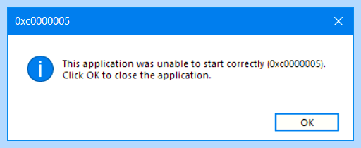 0xc0000005 windows 10 обновление