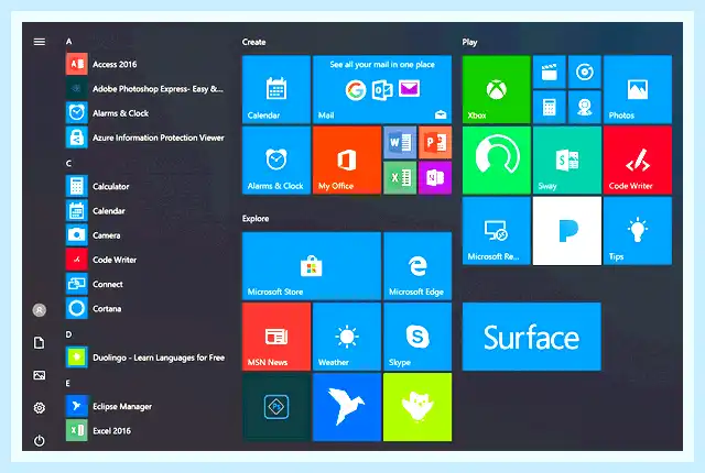 Microsoft windows приложение