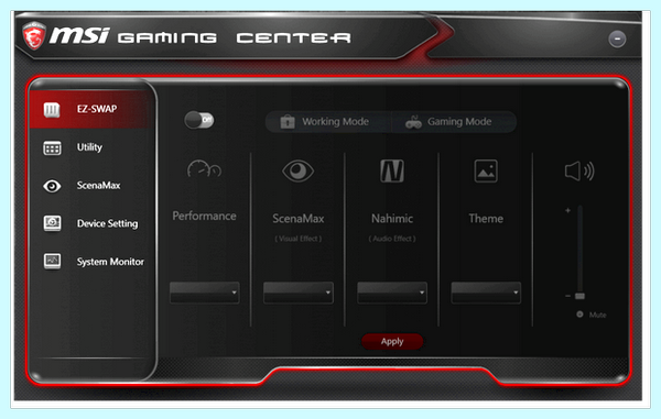 Msi center sdk