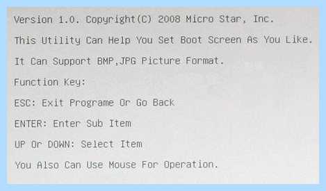 Msi click bios