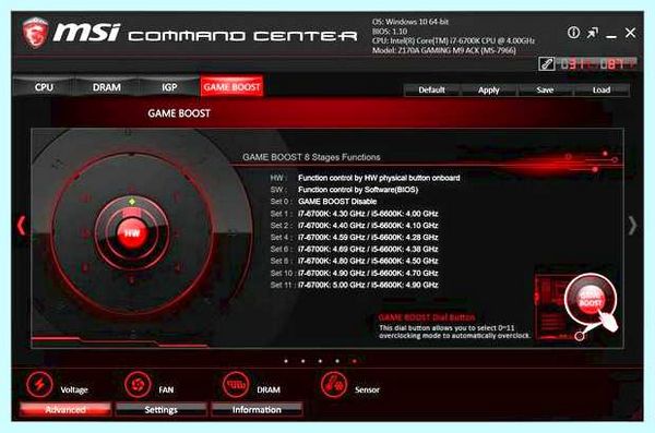 Msi gaming boost (gaming, boost, Game Boost) Msi gaming boost
