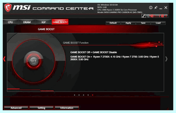 Msi gaming boost (gaming, boost, Game Boost) Msi gaming boost