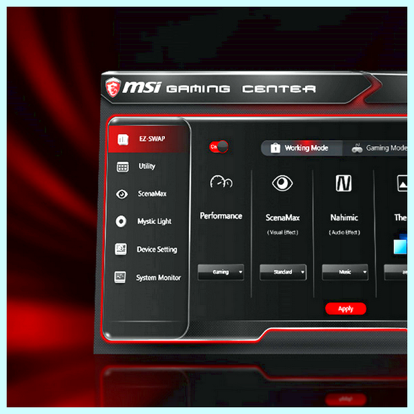 Msi gaming center