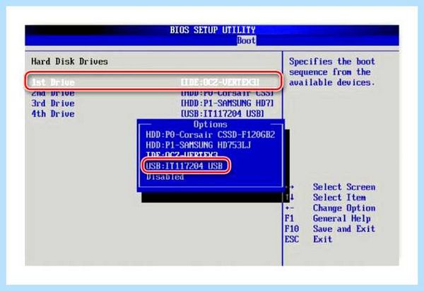 Msi установка windows с флешки