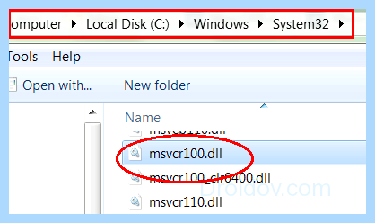 Msvcr100 dll что за ошибка