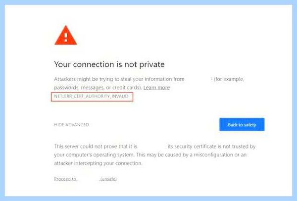 Net err cert