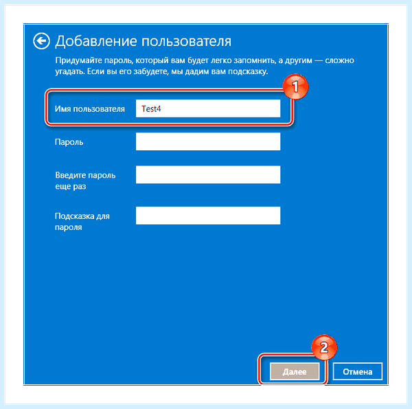 New user windows 10