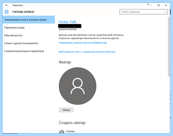 New user windows 10