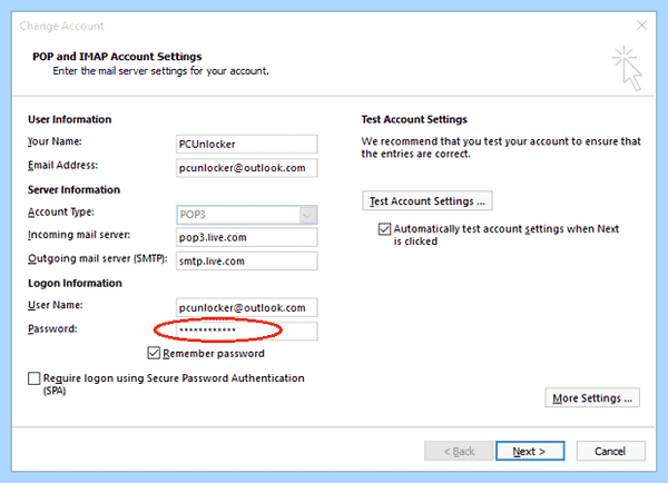 Outlook email password refixer (outlook, email, password, refixer) Outlook email password refixer