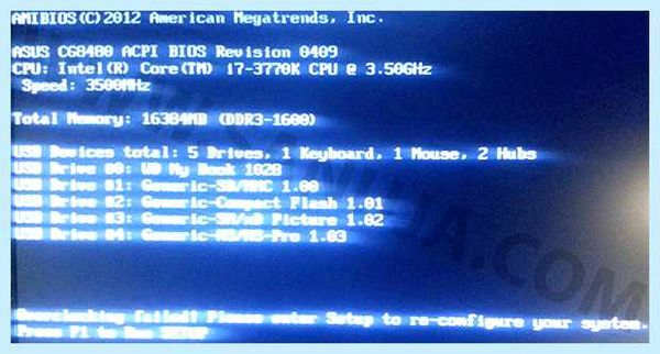 Overclocking failed please enter