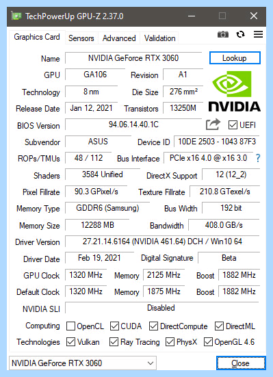 Palit rtx 3060 dual майнинг