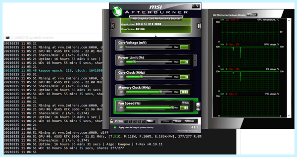 Palit rtx 3060 dual майнинг
