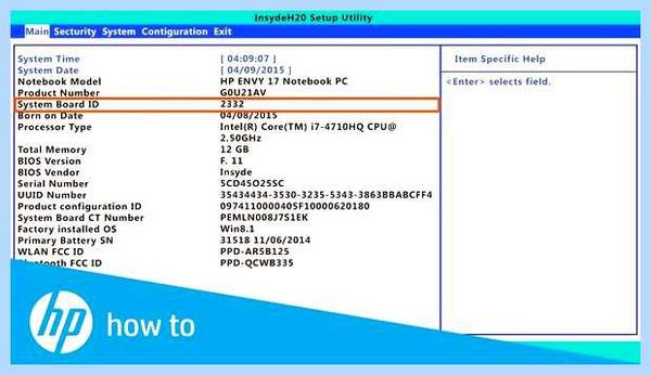 Pavilion g7 bios