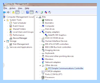 Pci controller simple communications