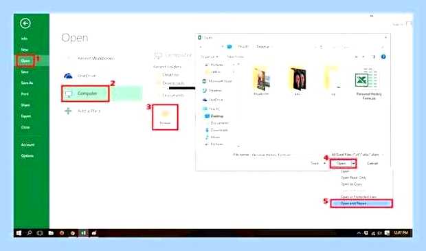 Восстановление поврежденных excel () Восстановление поврежденных excel