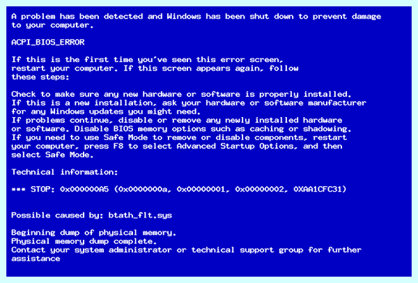 0х000000с5 windows 7