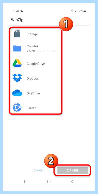 Архивация данных в windows