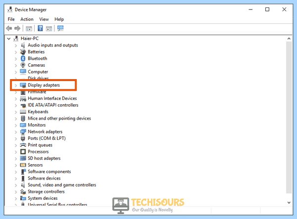 No amd graphics driver is installed