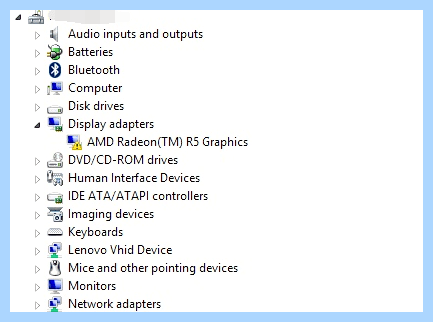 No amd graphics driver is installed