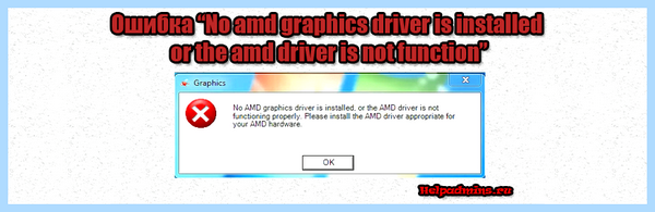 No amd graphics driver is installed