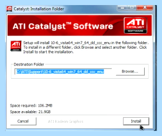 No amd graphics driver is installed