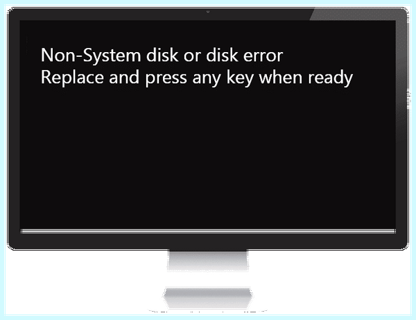 Non system disk or disk error