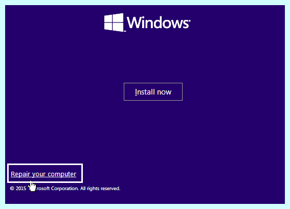 Non system disk or disk error