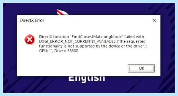 Not currently available