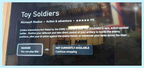 Not currently available
