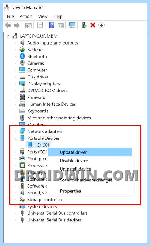 Not found device (found, device, Device found List, found List, found List Devices, List Devices) Not found device