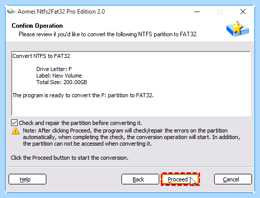 Ntfs to fat32