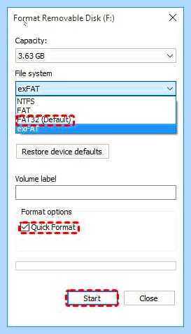 Ntfs to fat32