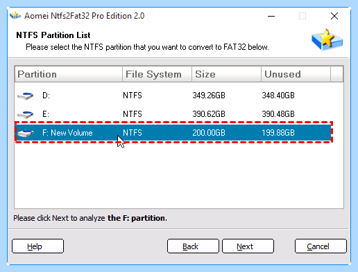 Ntfs to fat32