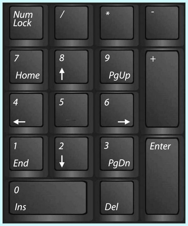 Numlock на ноутбуке что это