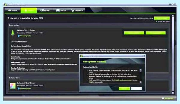 Nvidia geforce game ready