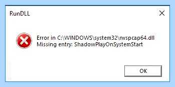 Nvspcap64 dll shadowplay (nvspcap64, shadowplay, GeForce Experience, точки входа, system32 nvspcap64) Nvspcap64 dll shadowplay