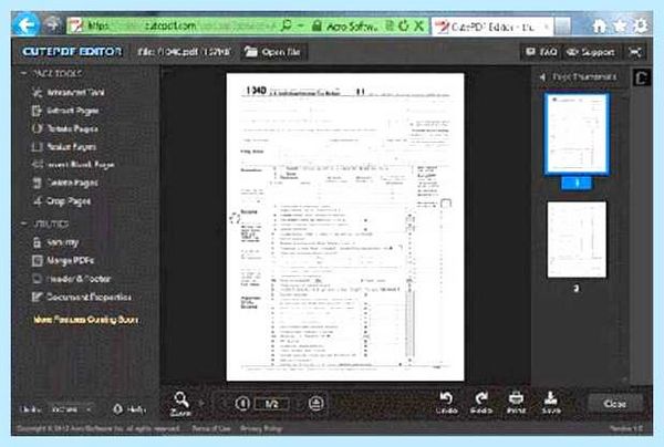 Pdf editor online free