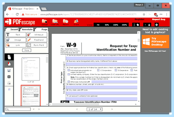 Pdf editor online free
