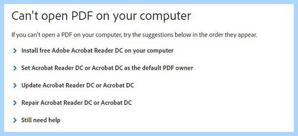 Pdf файл битый