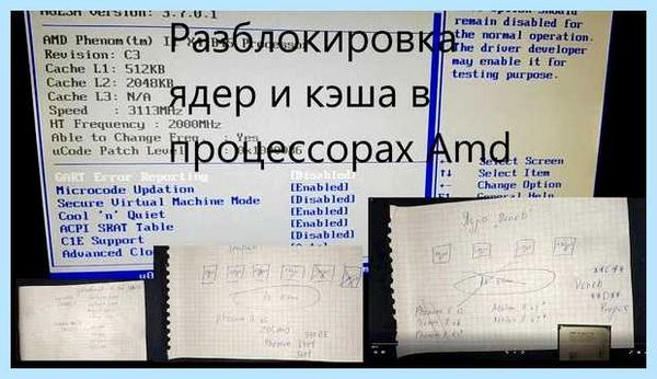 Phenom разблокировка ядер