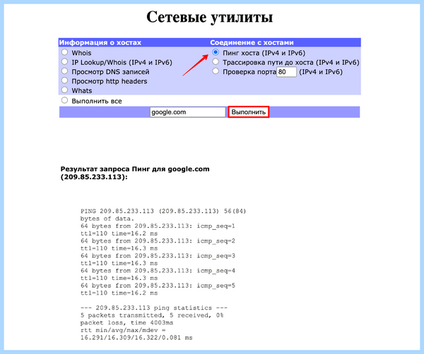 Ping что это