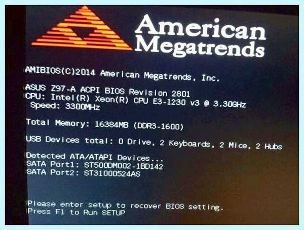 Please enter setup to recover (enter, setup, recover, recover BIOS, recover BIOS setting) Please enter setup to recover