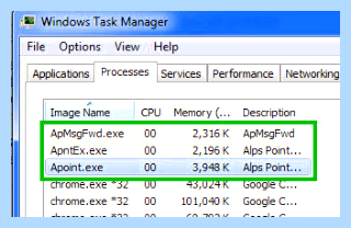 Pointing device driver