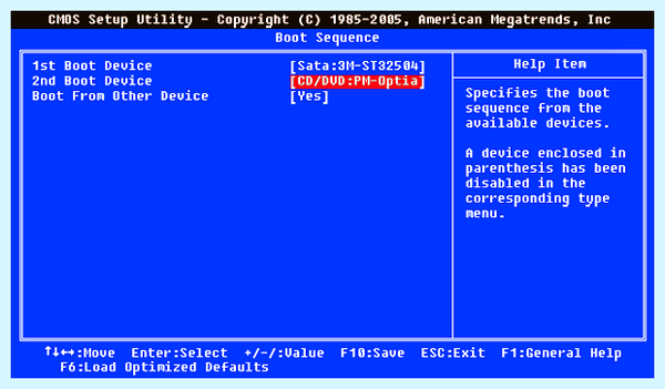 Press any key to reboot