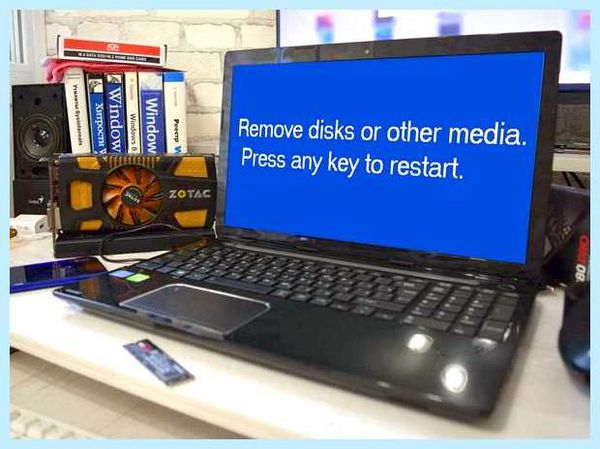 Press any key to restart