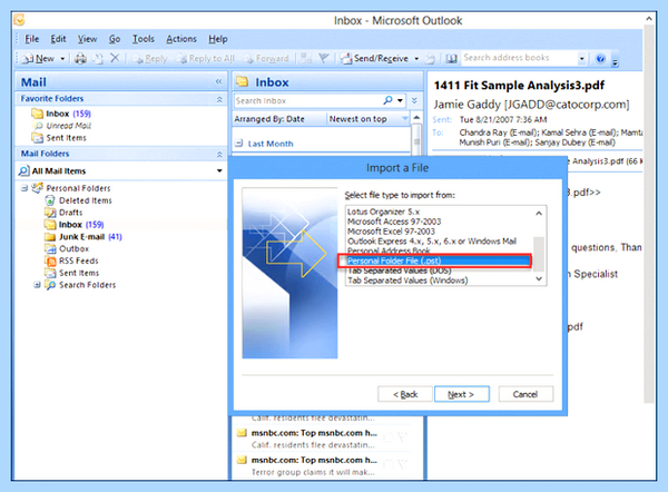 Pst to ost (электронные письма, Microsoft Outlook, программное обеспечение, почтового ящика, файлы Outlook) Pst to ost