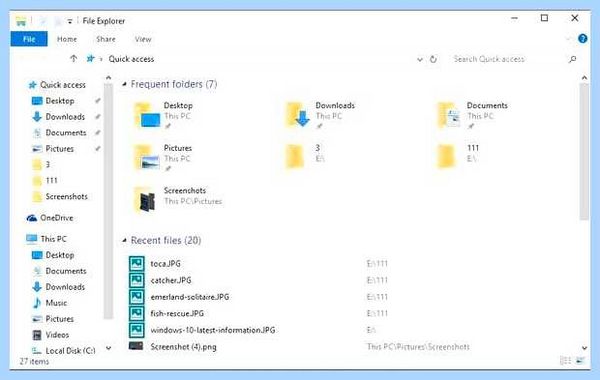 Quick access что это (quick, access, быстрого доступа, Quick Access, File Explorer) Quick access что это