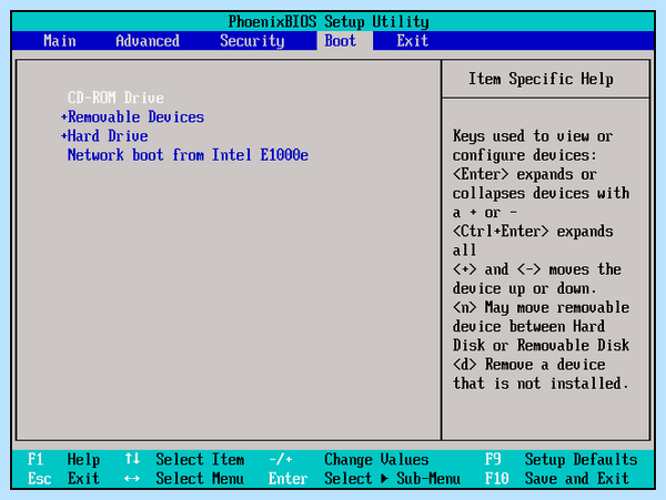 Reboot boot device (reboot, boot, device, hard drive) Reboot boot device