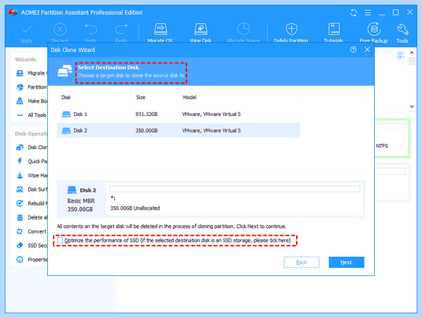 Replace hard disk