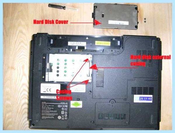 Replace hard disk
